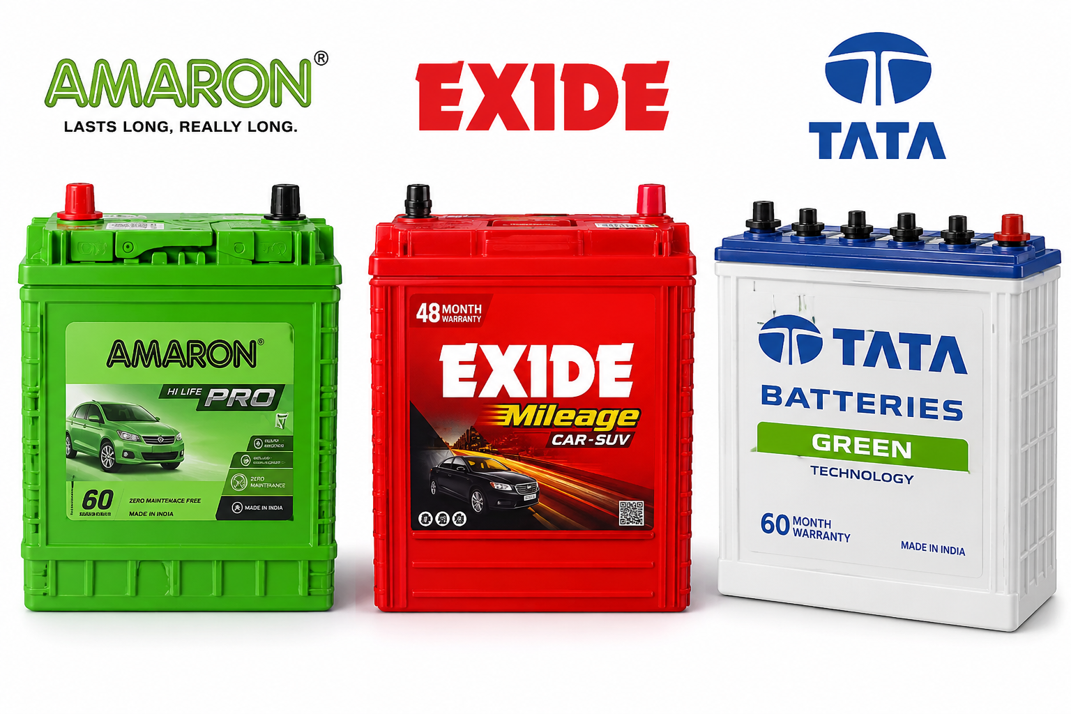Automobile batteries