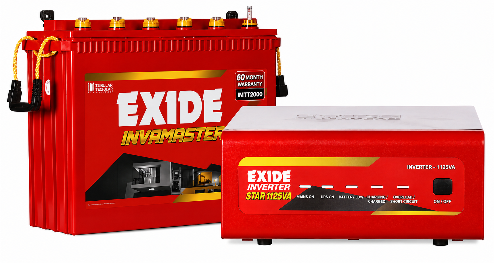 Exide - IMTT2000- 60 month with Exchange, STAR 1125VA Inverter